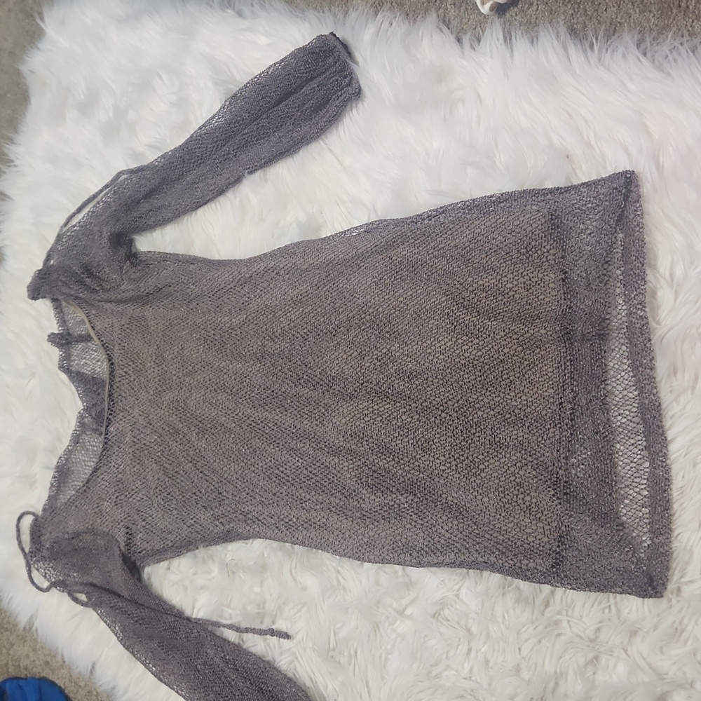 NWT Windosr crochet mini dress- Small